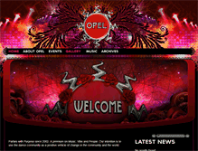 Tablet Screenshot of opelproductions.com